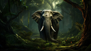 Explore the wild through 4K desktop scenes of elephants