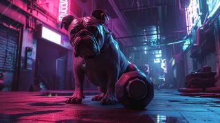 Artistic AI Interpretations: Unique Dog Wallpapers in 4K