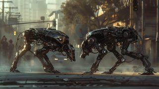 Mechanical Marvels: Robotic Dog Wallpapers in Ultra HD