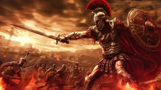 Action-Packed Gladiator Warfare in Free Wallpapers