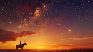 Western Cowboy AI Image HD Wallpaper for Desktop