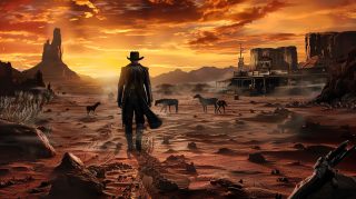 Western Cowboy AI Image for 4K Desktop Background