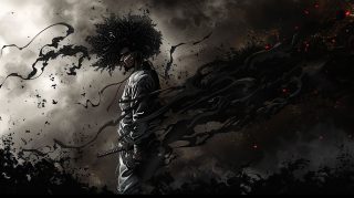 Afro Samurai AI Image: Free HD Desktop Wallpaper