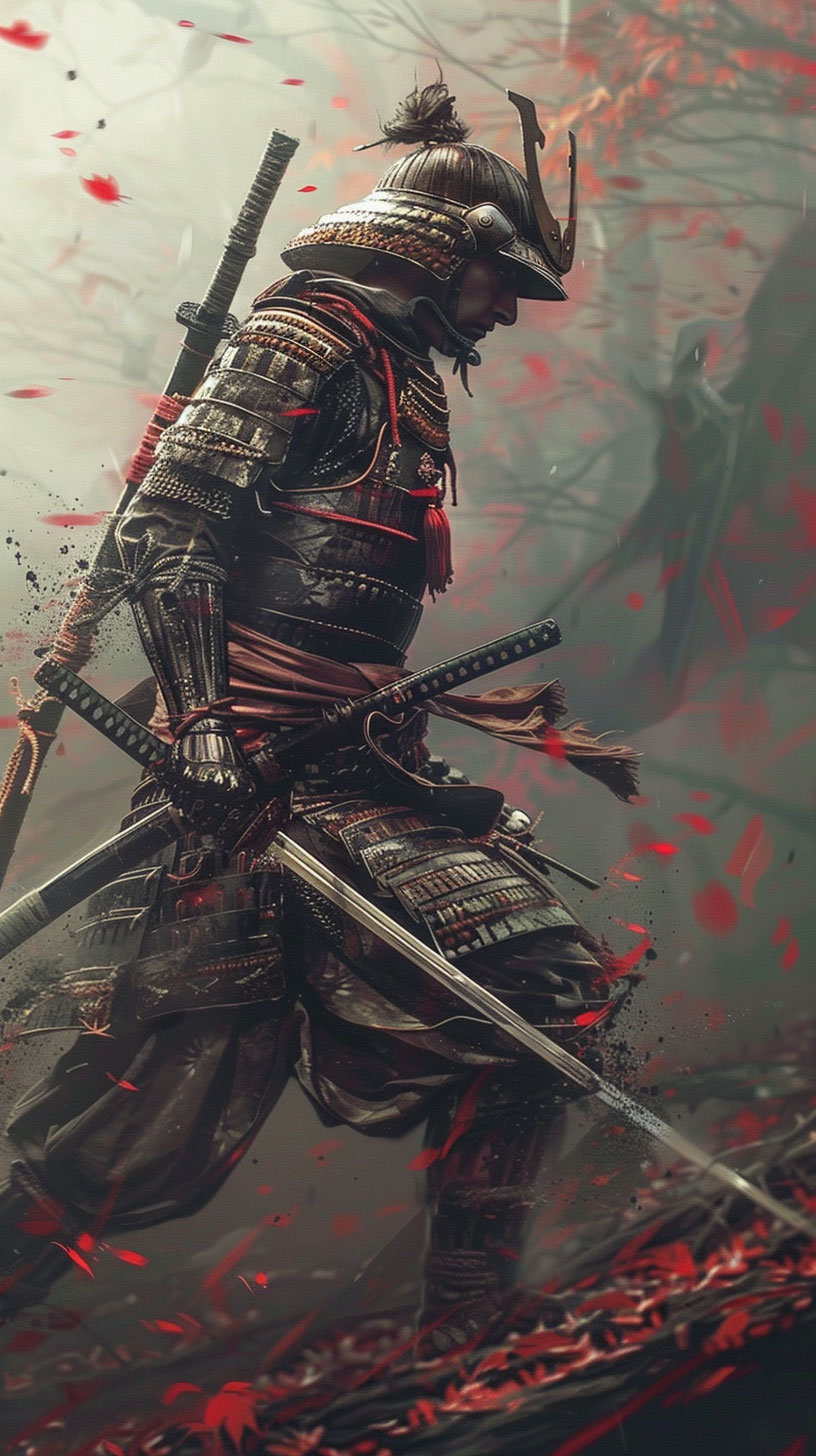 Samurai Anime AI Wallpaper for Samsung Galaxy: Mobile Background