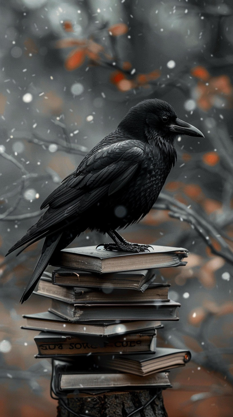 Intriguing Dark Academia Wallpaper for Sony Xperia