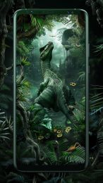 Jungle Dinosaur Digital Background