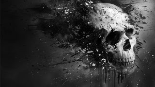 Diabolical Presence: Evil Skull HD Wallpaper