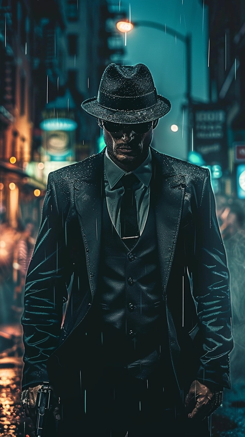 Dark Alleys: Atmospheric Gangster Backgrounds for LG Phones