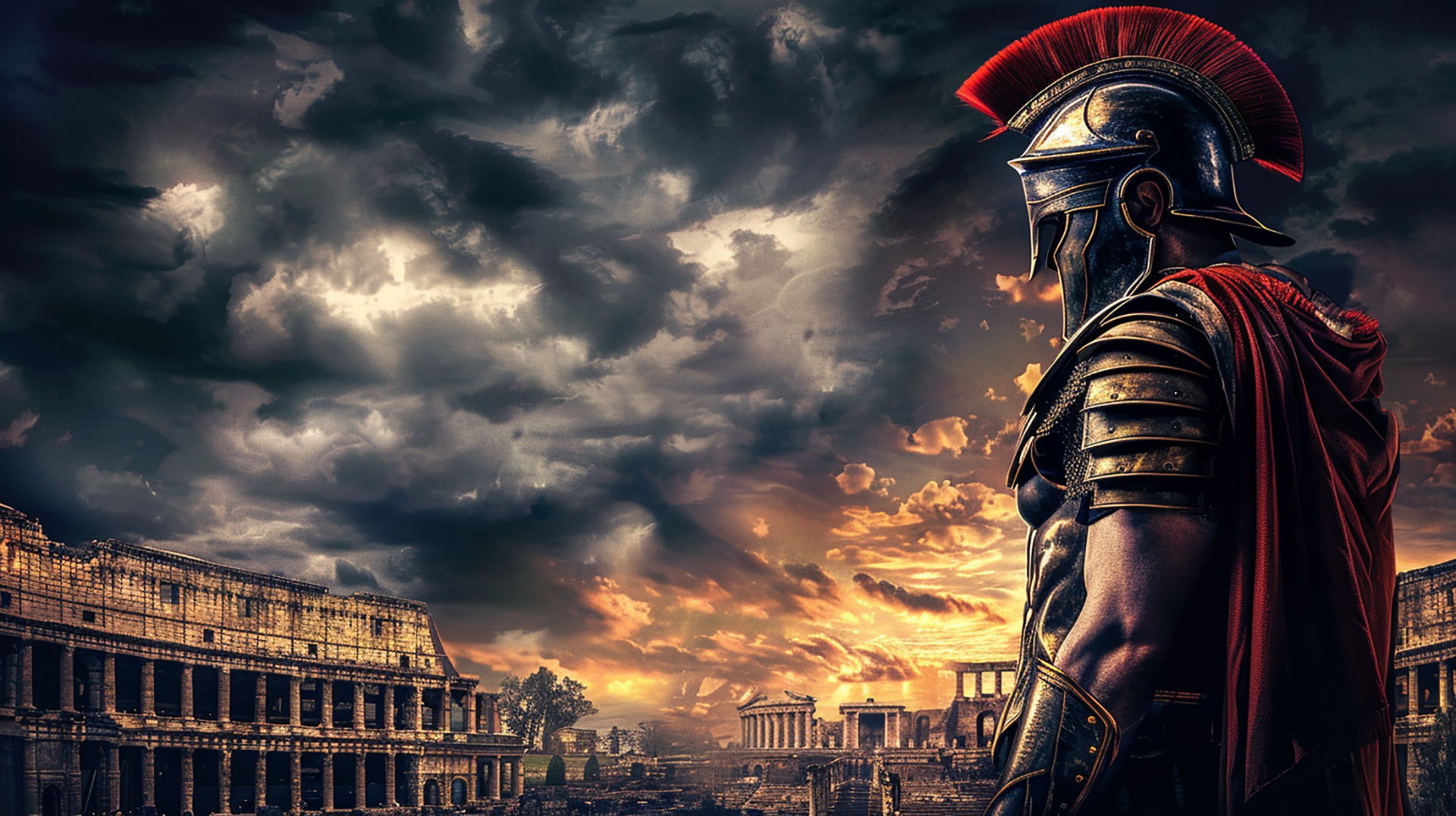 Action-Packed Gladiator Warfare in Free Wallpapers