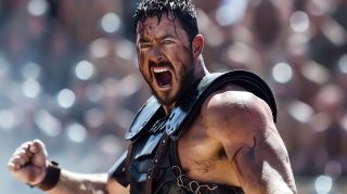 Historic Gladiator Scene Wallpaper For Desktop