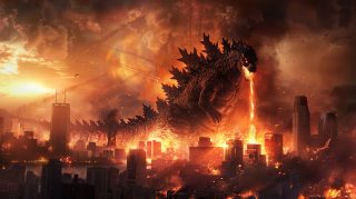 Godzilla City Destruction HD Wallpaper