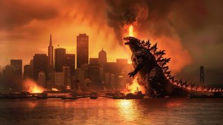 Godzilla City Destruction Wallpaper