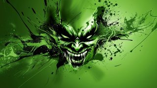 Green Monster AI Image: HD Wallpaper for Desktop