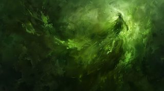 Green Monster AI Image: Ultra HD Wallpaper