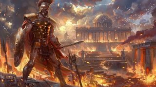 Majestic Roman Gladiator Arena in HD Wallpaper