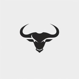 Black Bull Logo: Sign of Determination and Leadership