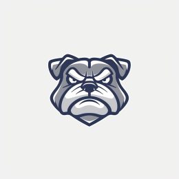 Aggressive Bulldog Emblem for Bold Brand Identity