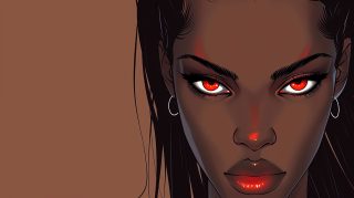 HD Anime Black Girl Image for Desktop Background