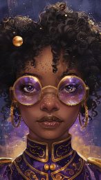 Black Girl Magic: Elegant Phone Background