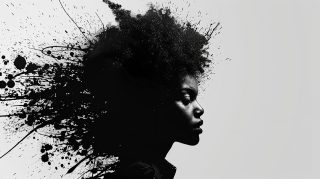 4K Black Girl AI Image: Gorgeous Desktop Wallpaper