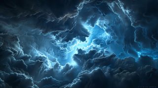 Blue Clouds AI Pictures: Free HD Wallpapers