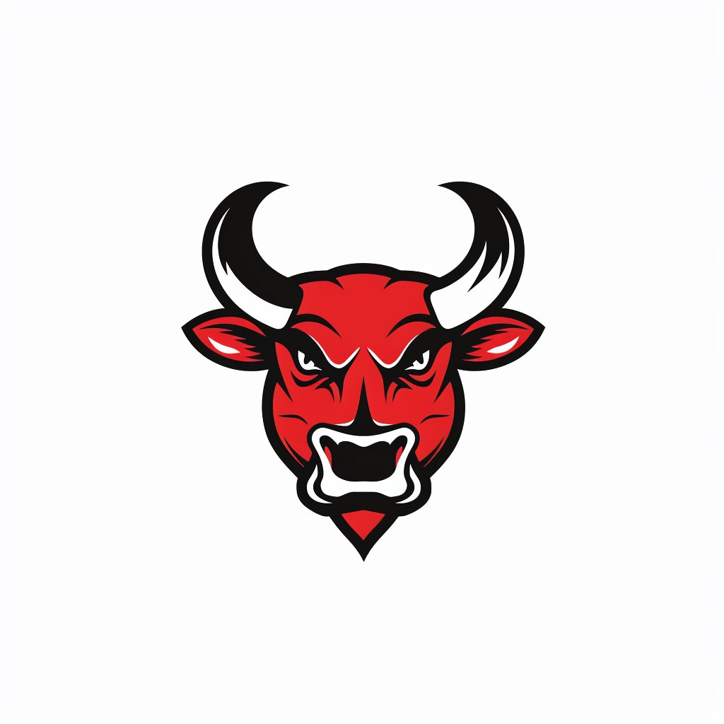 High Resolution AI Bull Logo: Powerful Brand Symbol