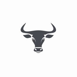 AI Bull Logo: Modern Brand Symbol in HD