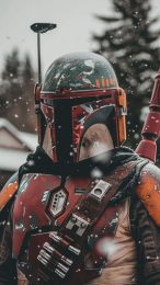 Free Download: AI Cool Mandalorian Mobile Wallpaper