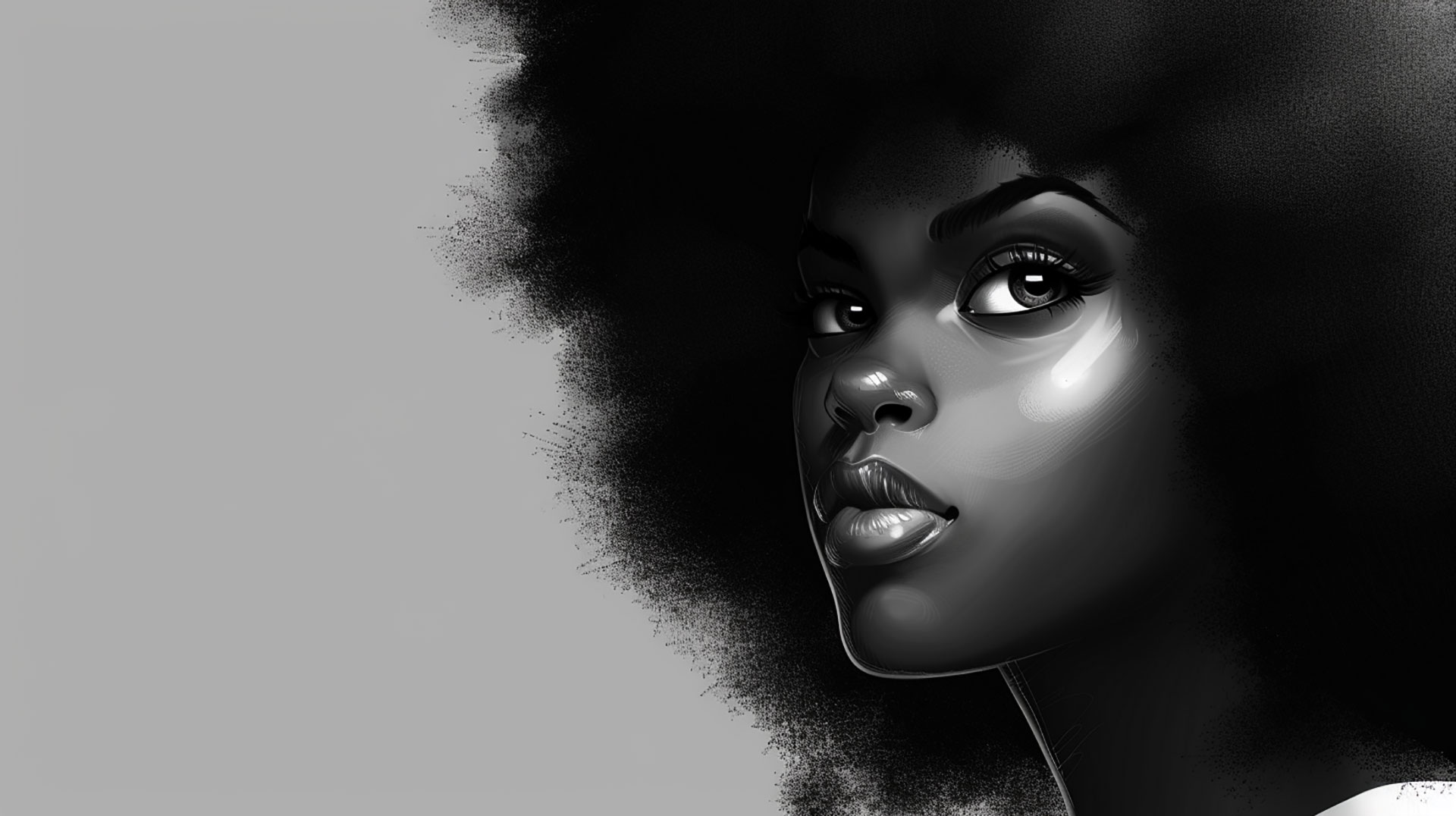 Cute Black Girl: Vibrant 8K Desktop Background