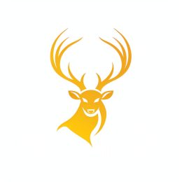 High Quality Deer Antler Symbol for Logos