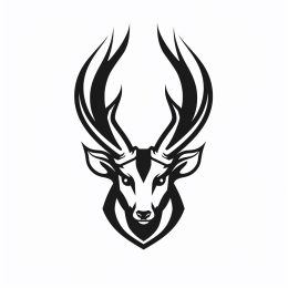 Modern Deer Head Logo for Brand Identity