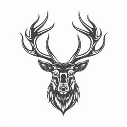 Deer Hunting Logo: High Resolution Design for Enthusiasts