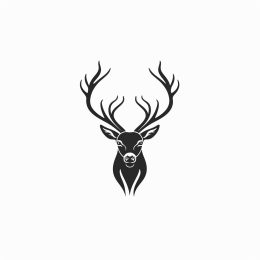 Iconic Deer Hunting Logo for Sporting Goods