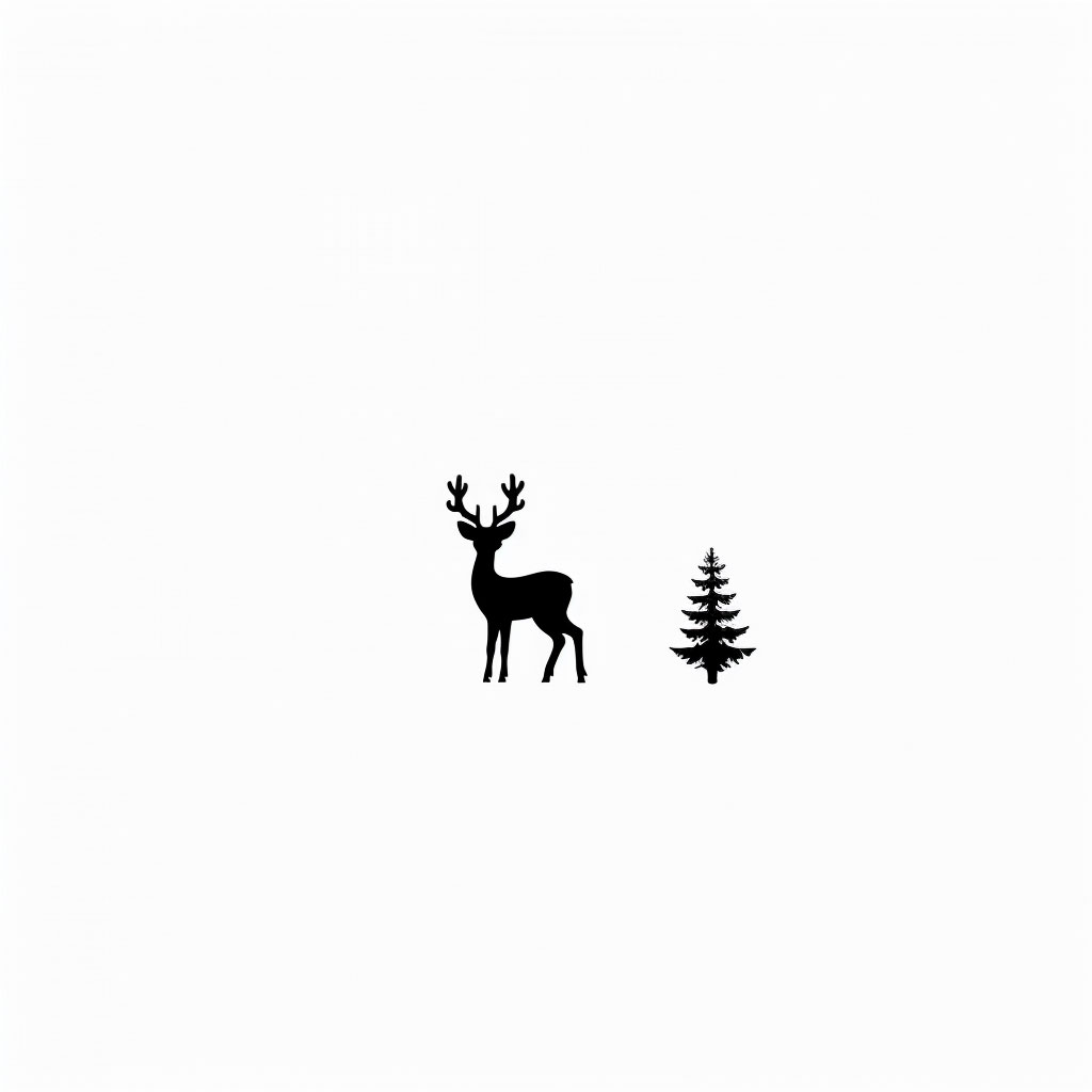 HD AI Deer Logo for Cutting-Edge Brands