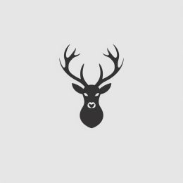 HD AI Deer Symbol: High-Quality Logo Design