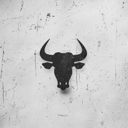 Minimalist Bull Icon: Strength in Simplicity