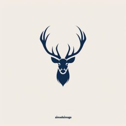 Elegant Minimal Deer Logo for Modern Brands