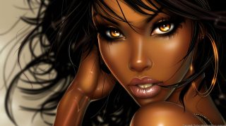 Pretty Black Girl: HD Wallpaper for PC