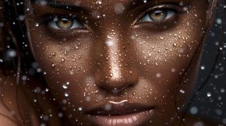 Stunning Black Girl: High-Resolution Digital Wallpaper