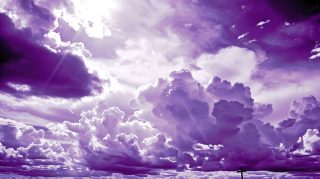 Stunning Purple Clouds AI Digital Backgrounds