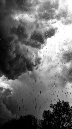 Free Rainy Cloud AI Wallpaper for iPhone Download