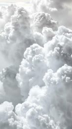 White Cloud AI Mobile Wallpaper: iPhone HD Collection