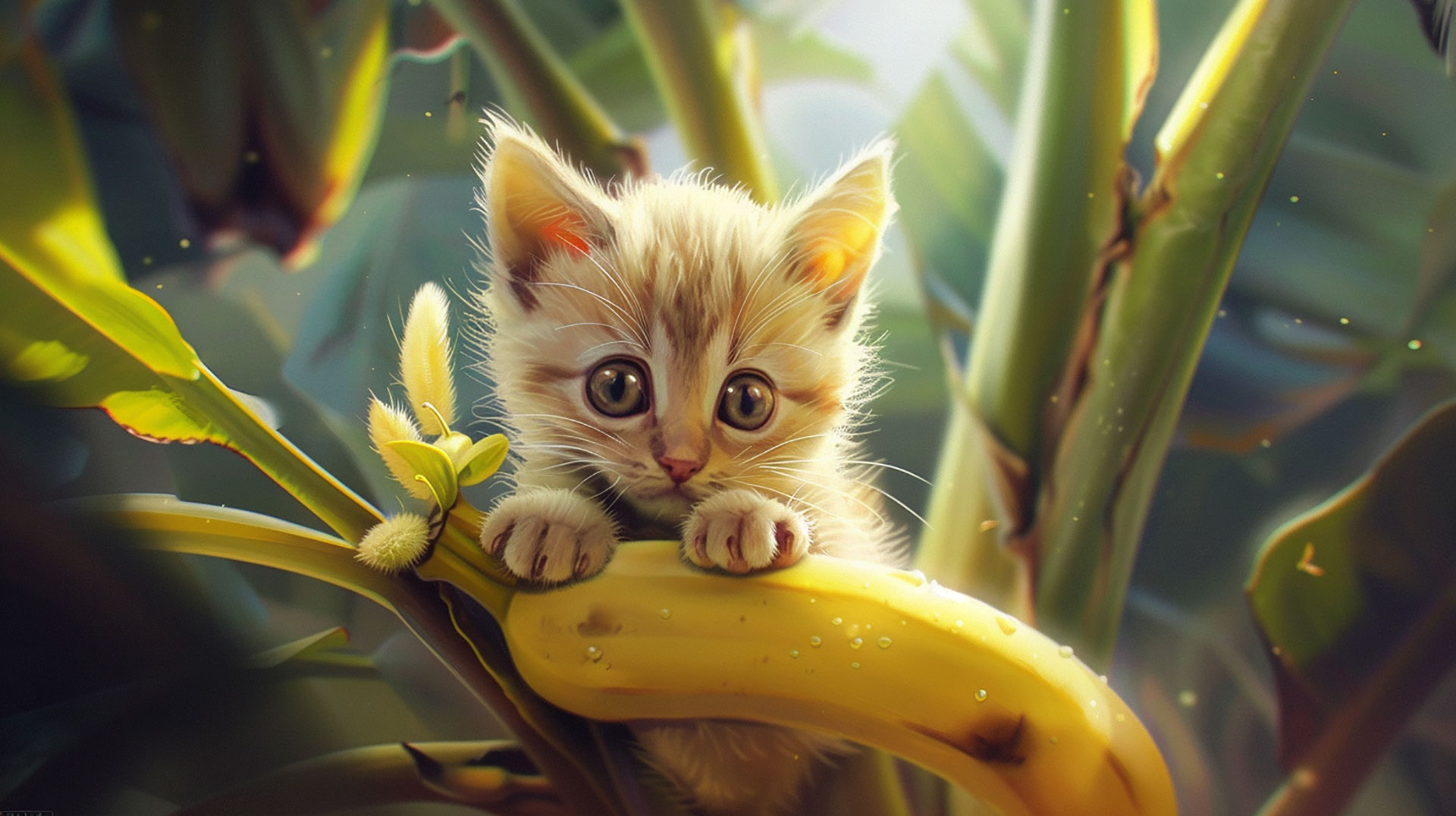 Banana Cat Wallpaper 1920x1080 Download