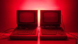 Romantic Dark Red Vintage Aesthetic Wallpaper