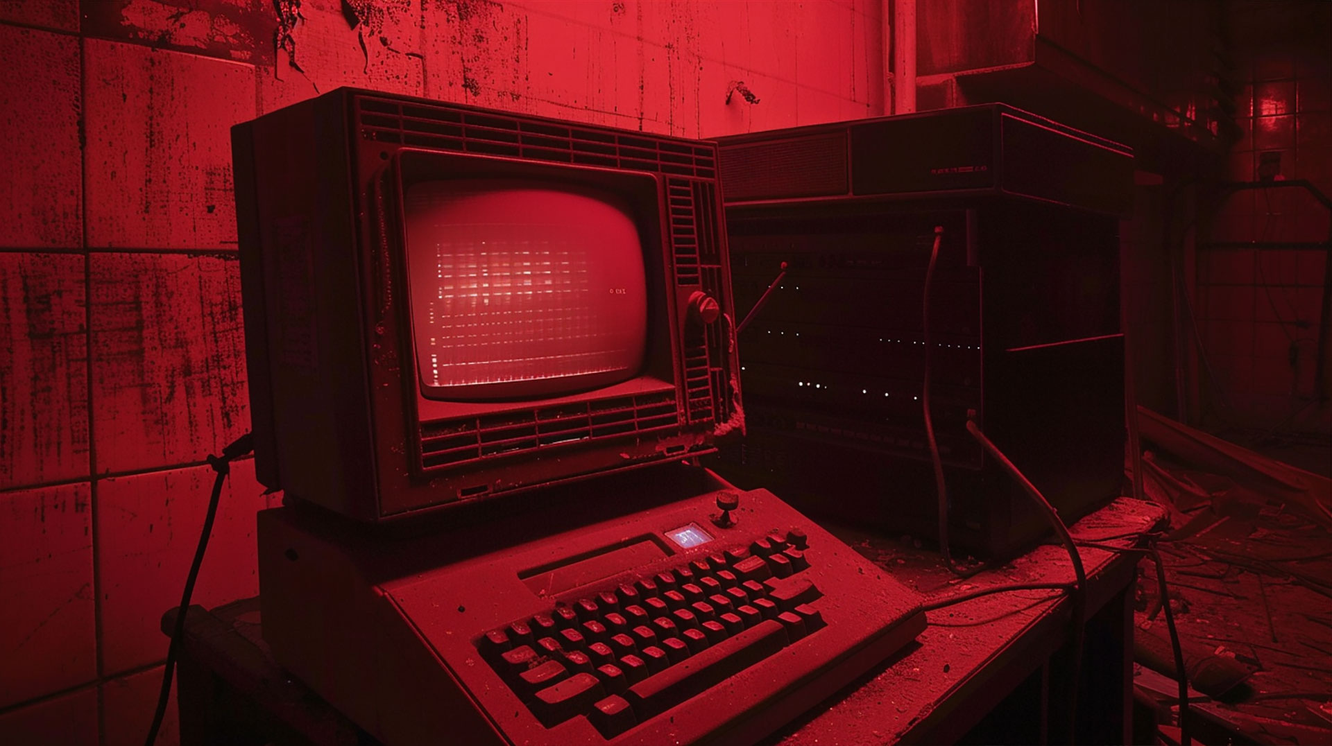 Dark Red Vintage Elegance Wallpaper