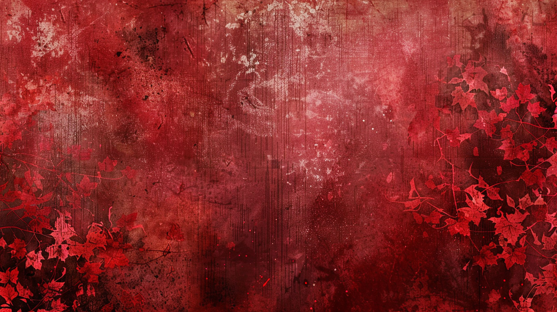 Dark Red Vintage Aesthetic Computer Wallpaper