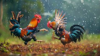 Free fighting rooster wallpaper in high definition