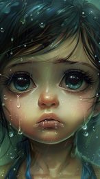 Silent Sorrow: HD Sad Girl Lock Screen Wallpaper Download