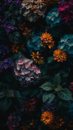 Victorian Dark Floral Aesthetic Mobile Wallpaper