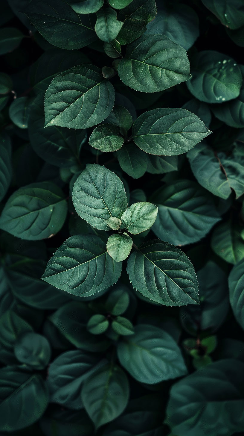 Vintage Dark Green Elegance Mobile Wallpaper